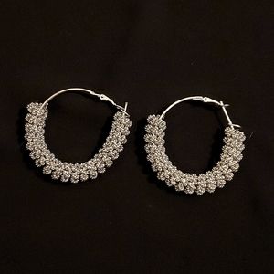 Silver earrings